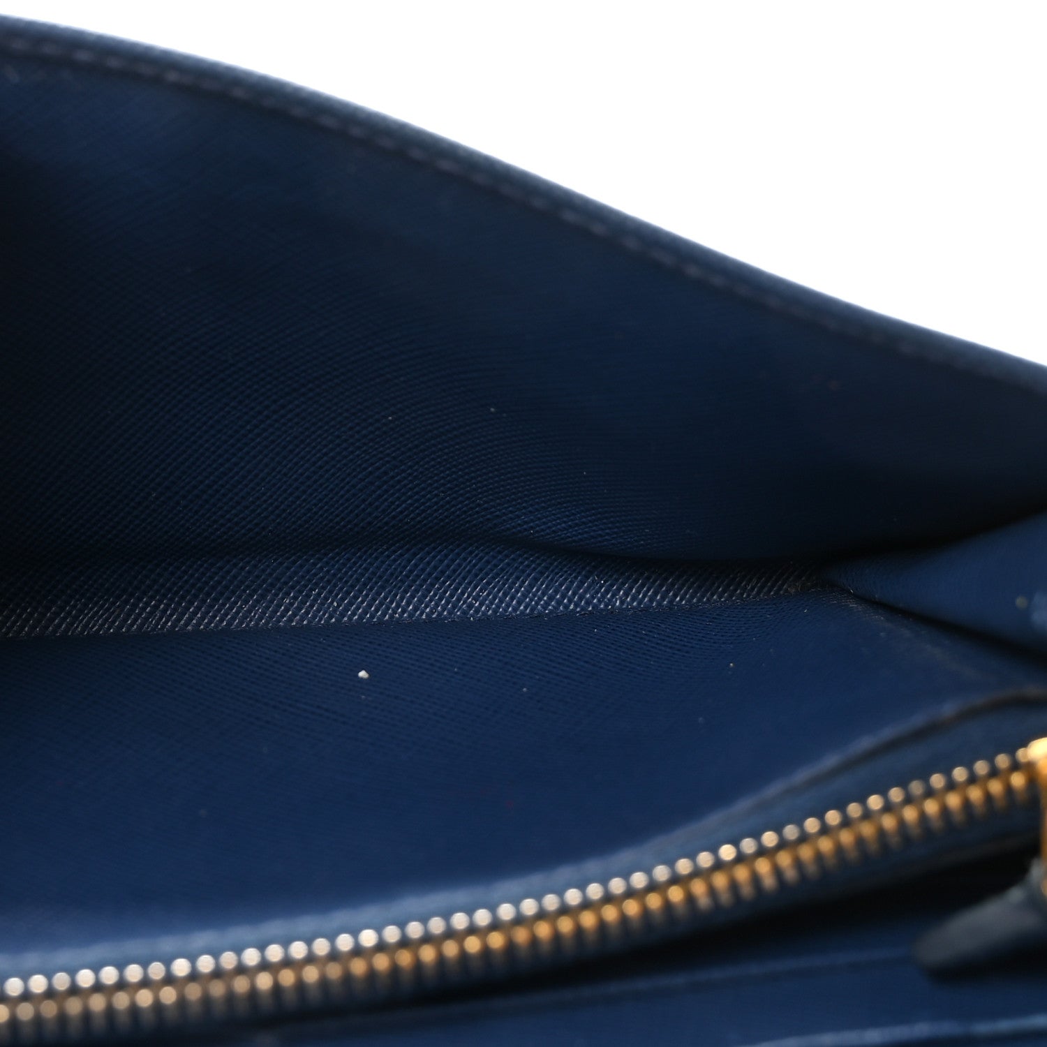 Saffiano Metal Continental Flap Travel Wallet Bluette