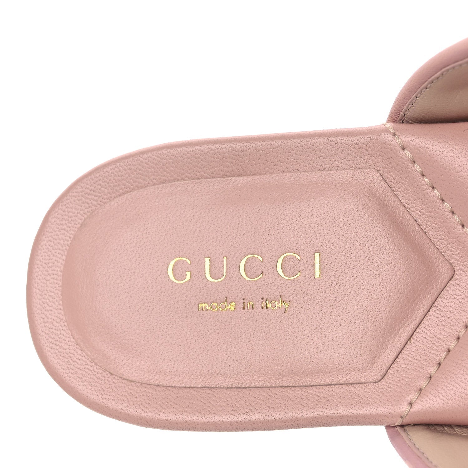 Nappa Charlotte Double G Marmont Thong Sandals 37 Perfect Pink