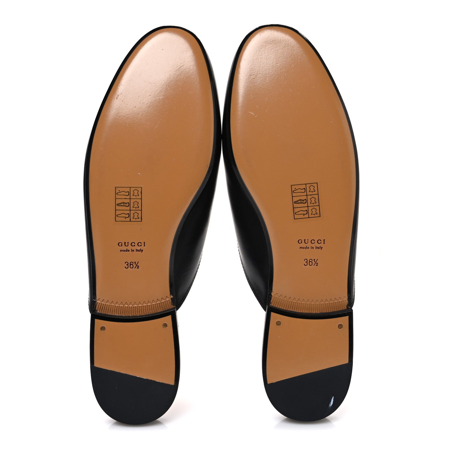 Calfskin Womens Princetown Slippers 36.5 Black