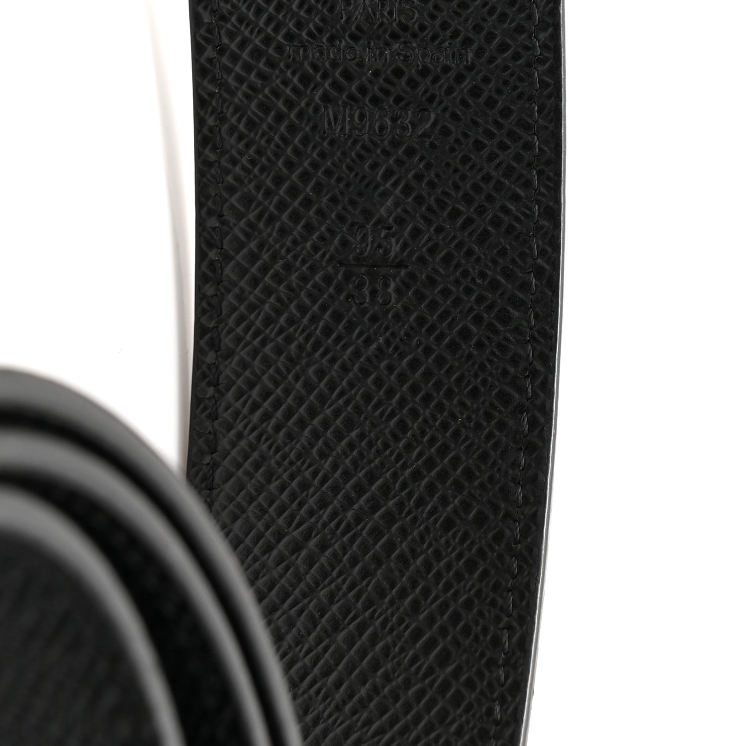 Damier Graphite 35mm LV Inventeur Reversible Belt 95 38