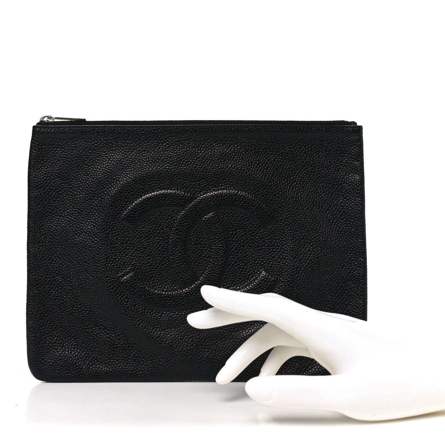 Caviar Timeless CC Cosmetic Pouch Clutch Black