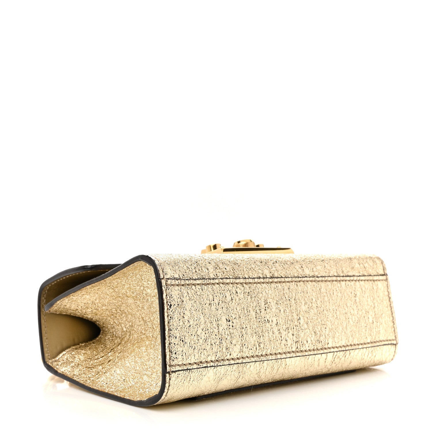 Galassia Small Padlock Shoulder Bag Platino