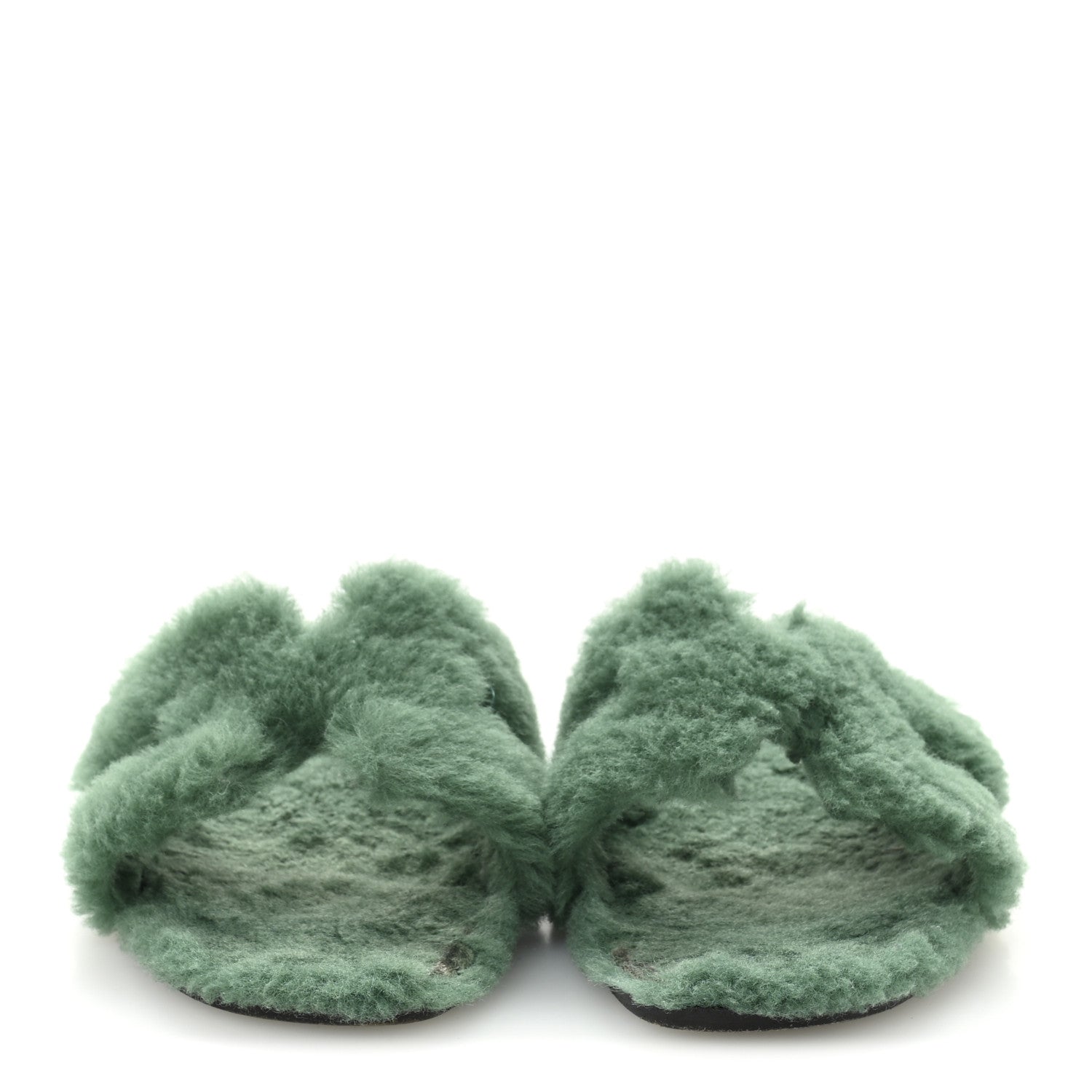 Woolskin Oran Sandals 36 Vert Anglais