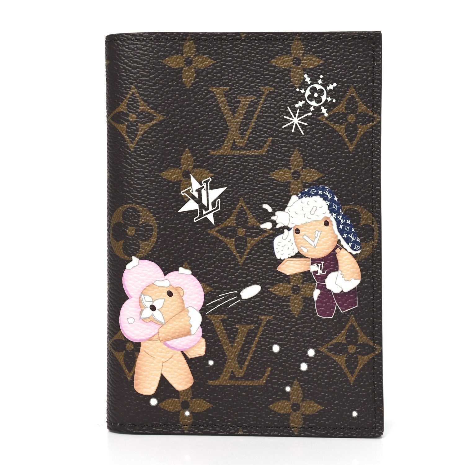 Monogram 2025 Christmas Animation Passport Cover Azur Frost
