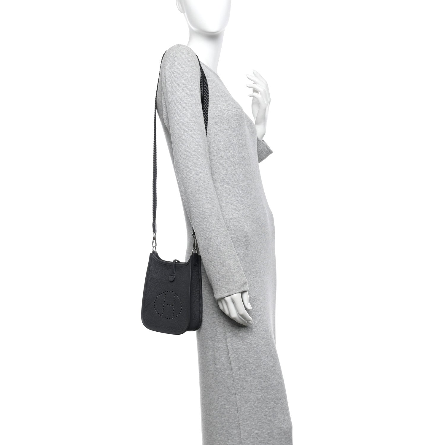 Taurillon Clemence Amazone Sangle Cavale Evelyne TPM Gris Misty