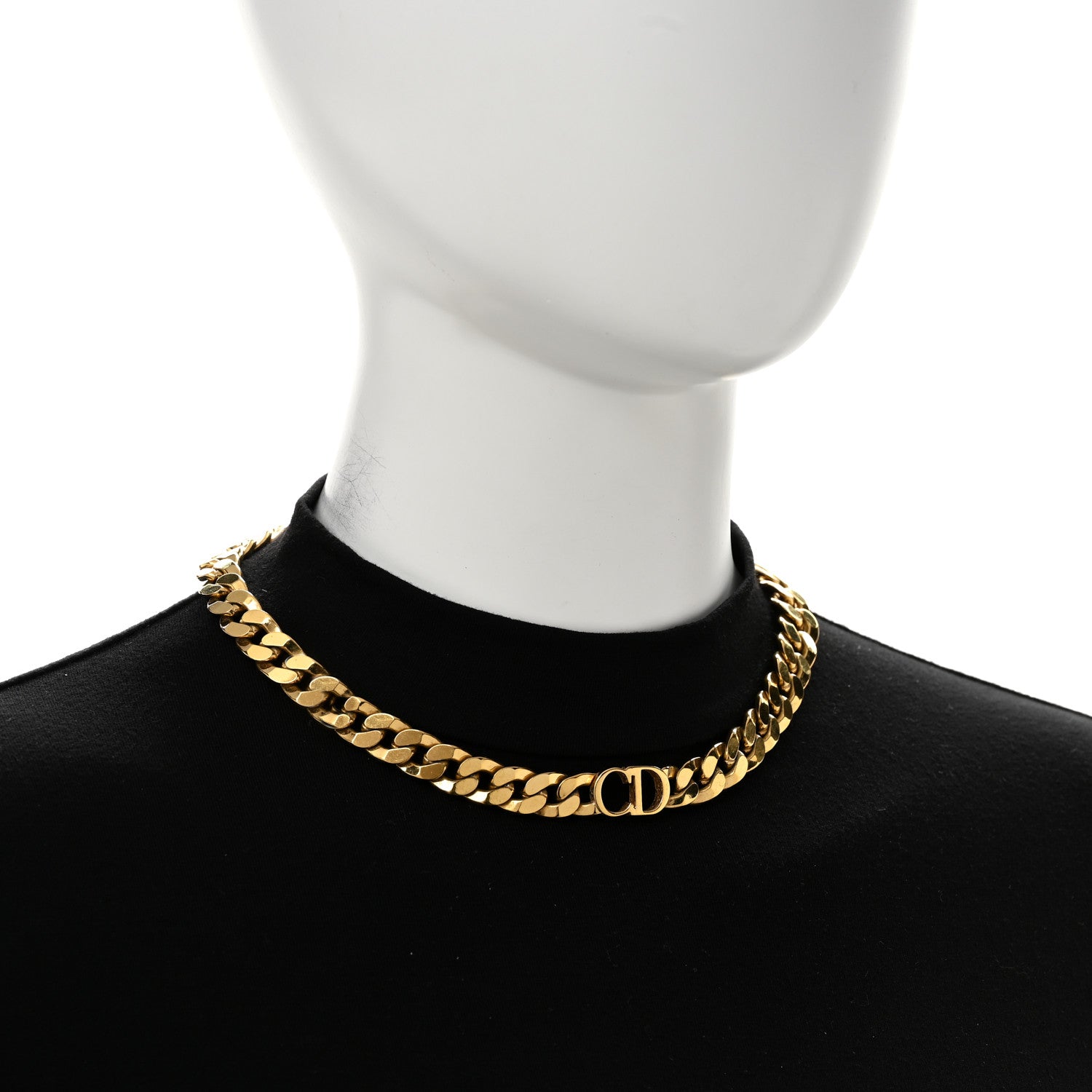 Danseuse Etoile Chain Choker Necklace Gold