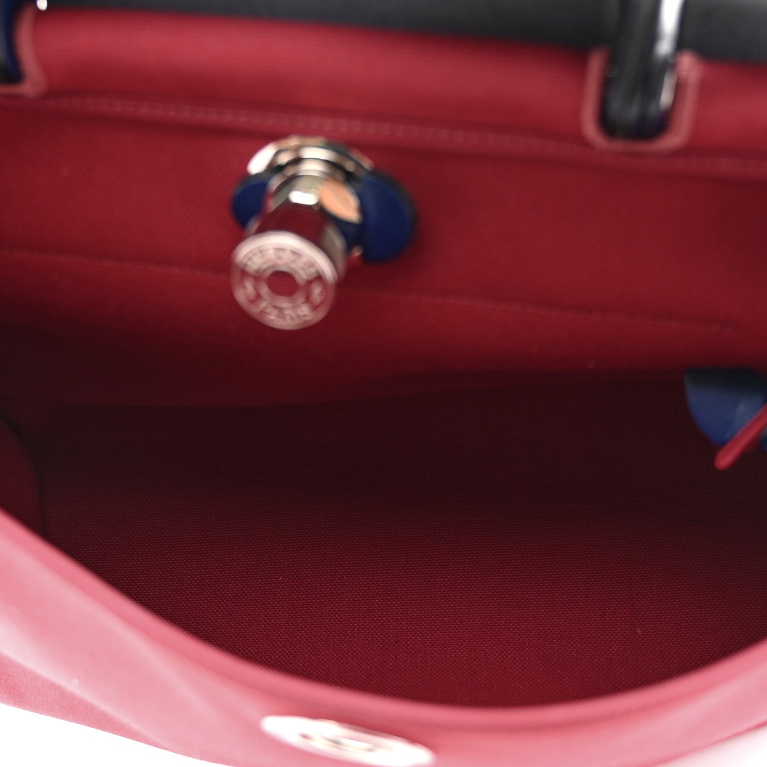 Military Toile Vache Hunter Herbag Zip 31 PM Rouge Grenat Bleu Saphir
