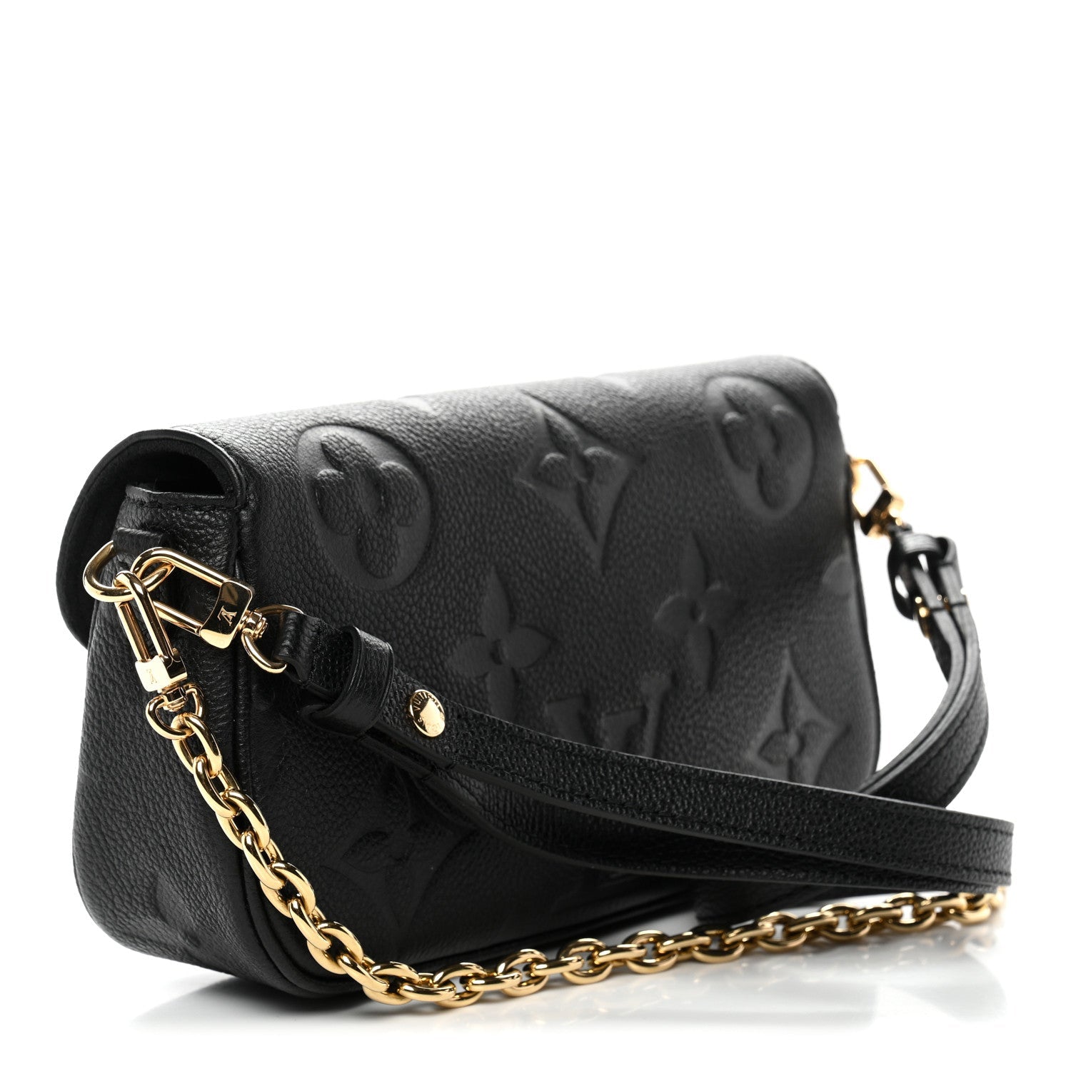 Empreinte Monogram Giant Ivy Wallet On Chain Black