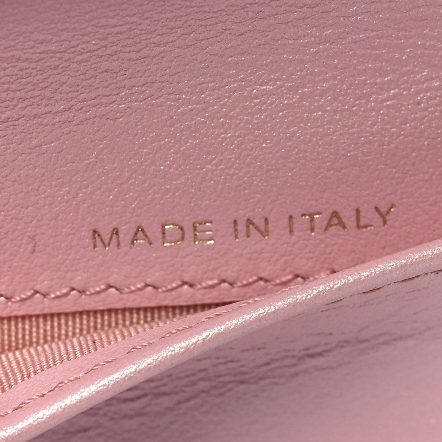 Iridescent Caviar Quilted Small Flap Wallet Rose Pink