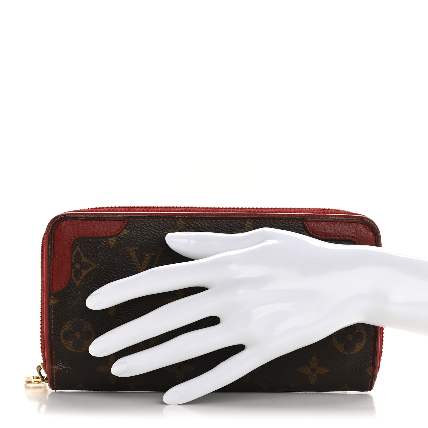 Monogram Retiro Zippy Wallet Cherry