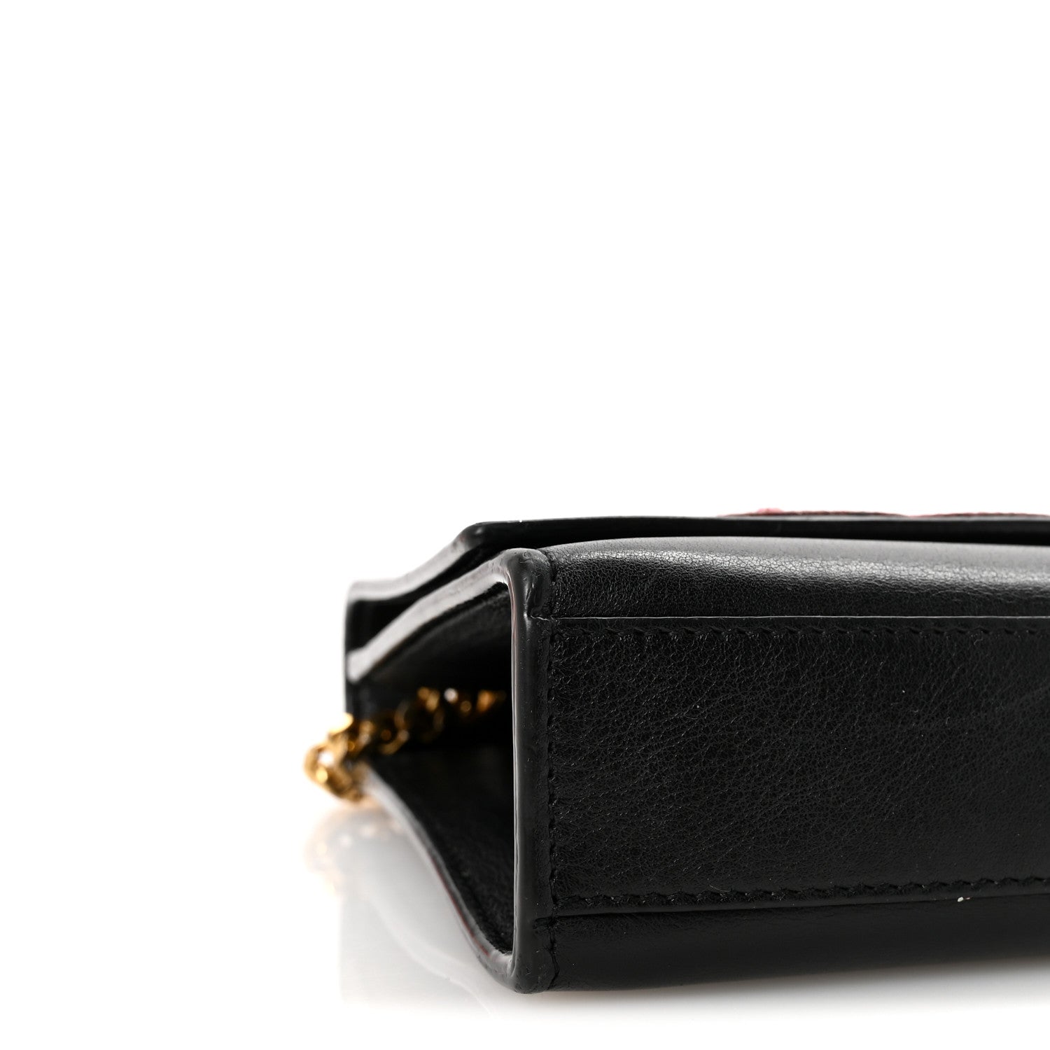 Lambskin Medium Cloud Star Monogram Kate Satchel Black