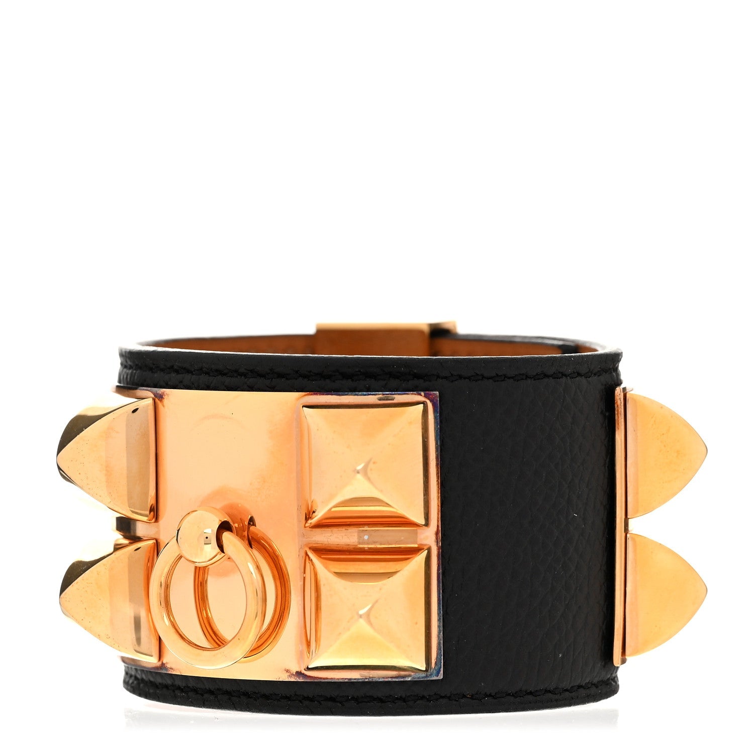 Epsom Collier de Chien CDC Bracelet XS Black