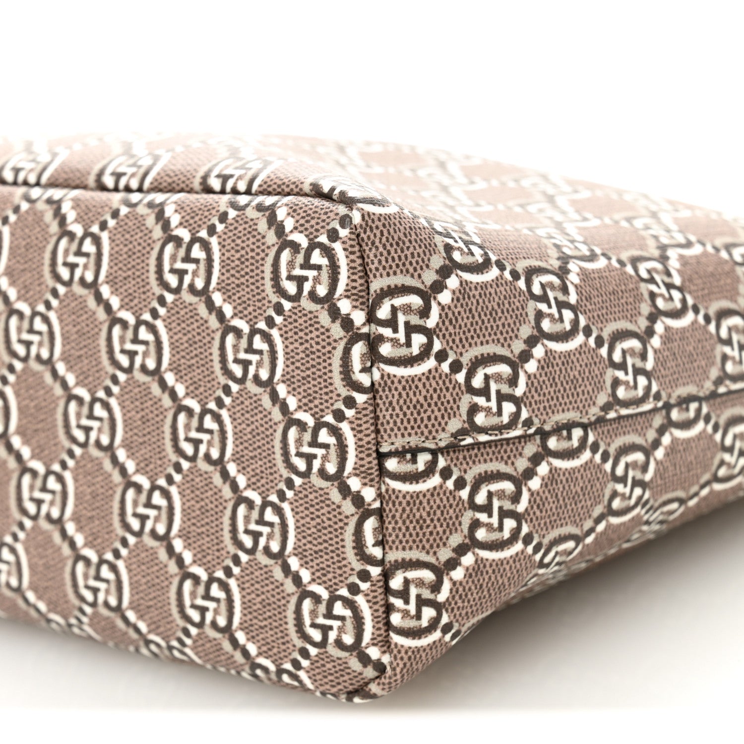 GG Shadow Monogram Super Mini Ophidia Shoulder Bag Taupe