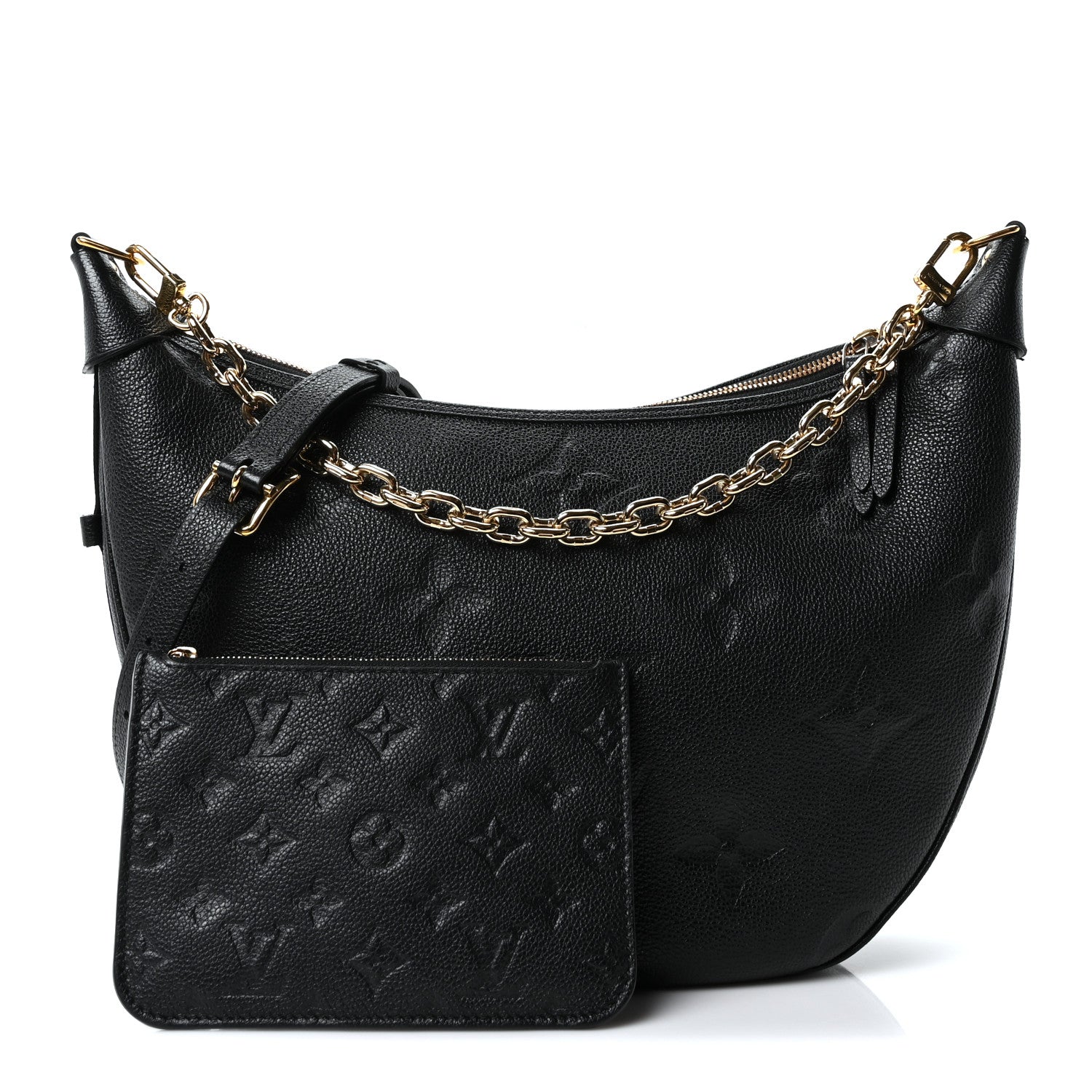 Empreinte Monogram Giant Loop Hobo Black