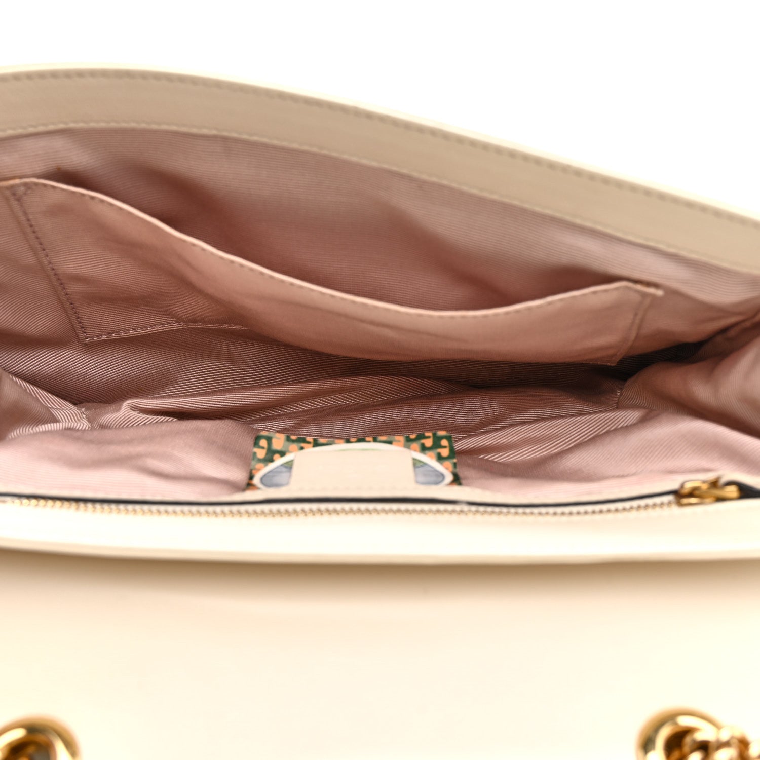 Vitello Palmellato Lux Crystal Medium Rajah Shoulder Bag Mystic White Multicolor