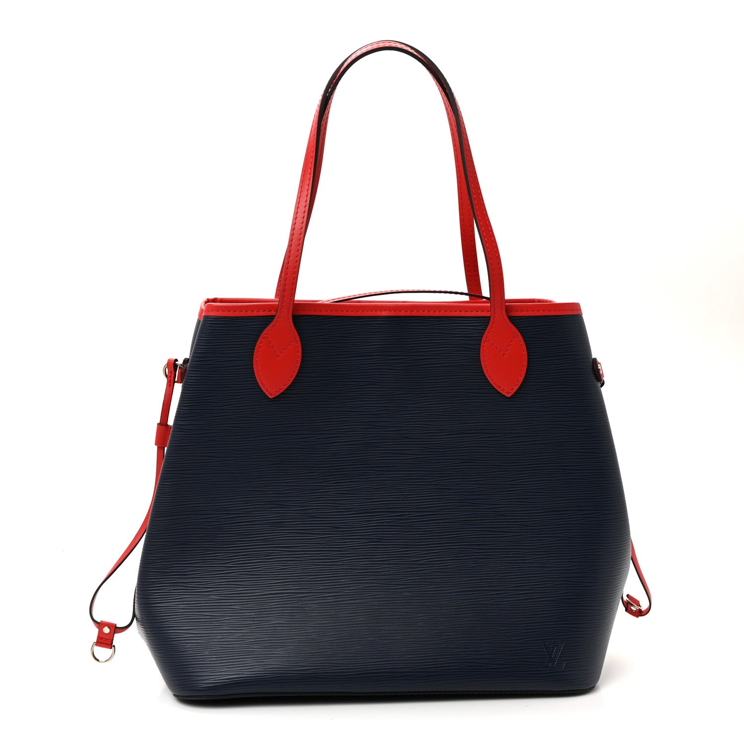 Epi Neverfull MM Indigo Coquelicot