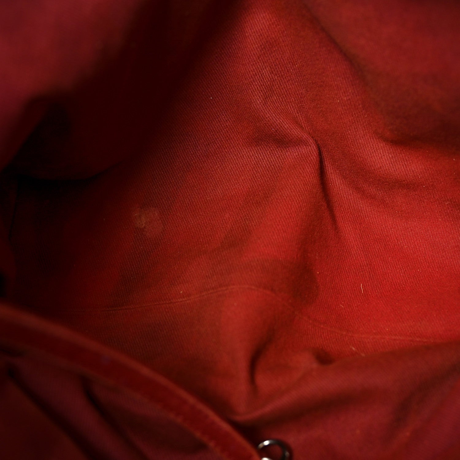 Aged Calfskin Small Shopping In Moscow Tote Burgundy