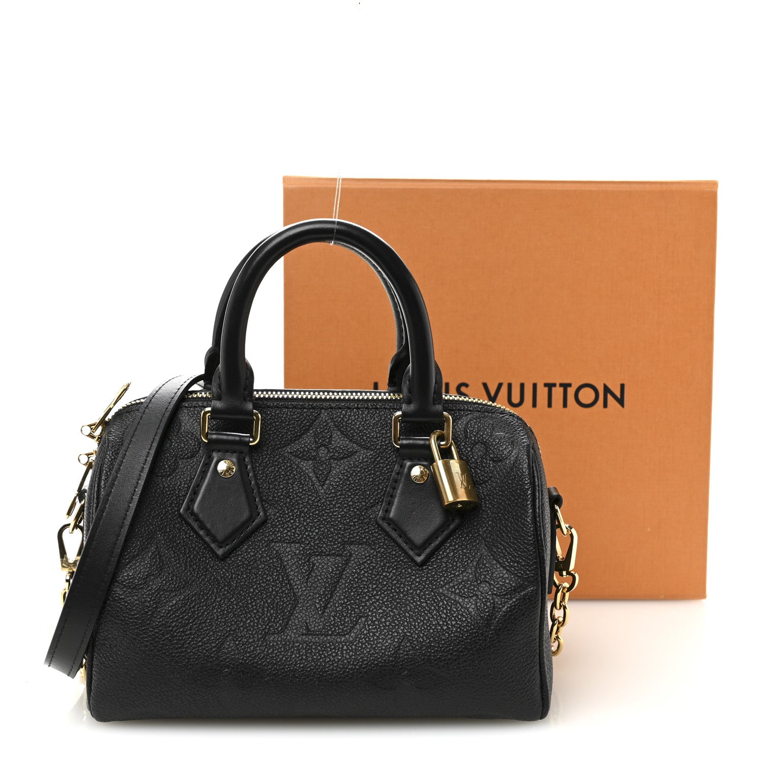 Empreinte Monogram Giant Speedy Bandouliere 20 Black