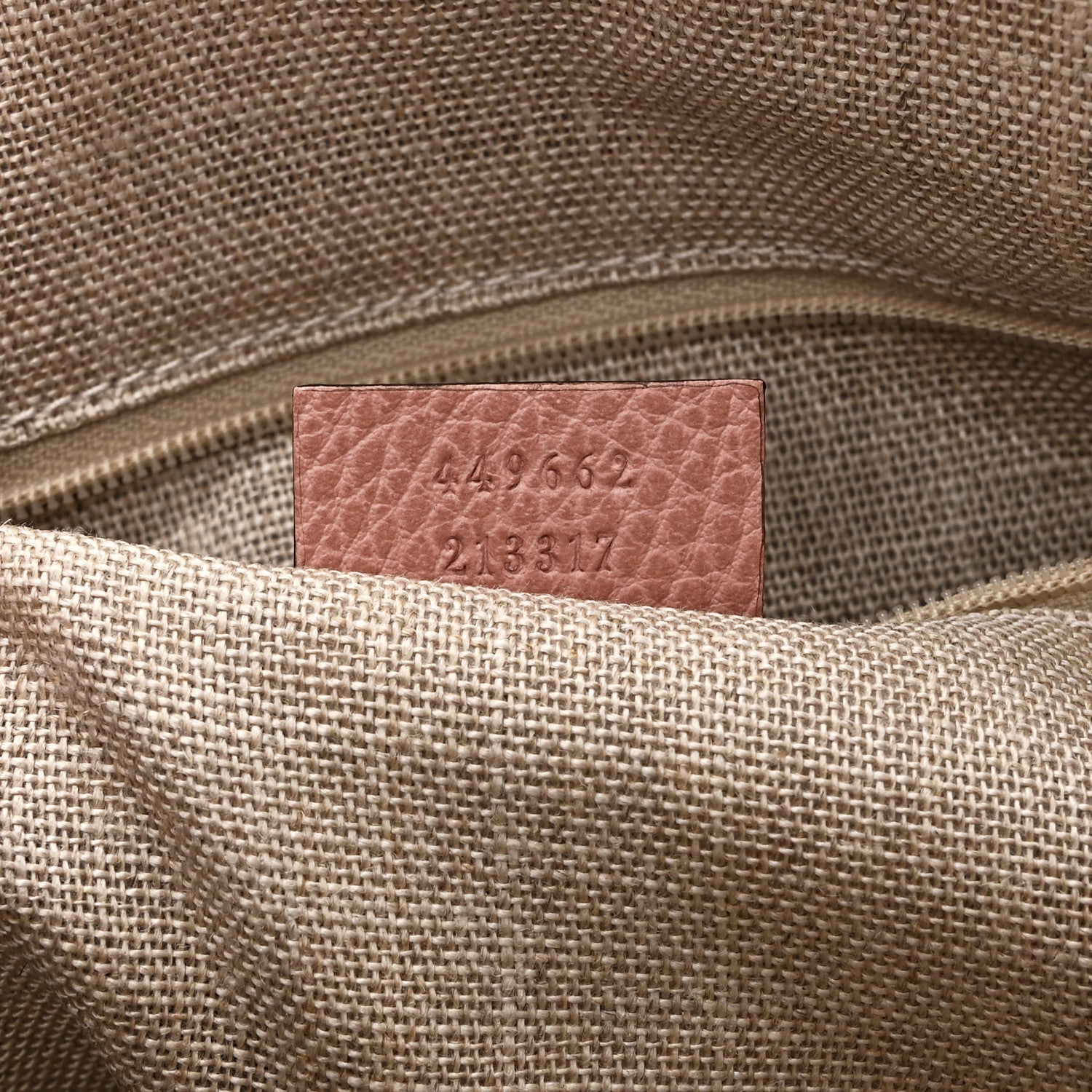 Dollar Calfskin Small GG Charm Dome Bag Soft Pink