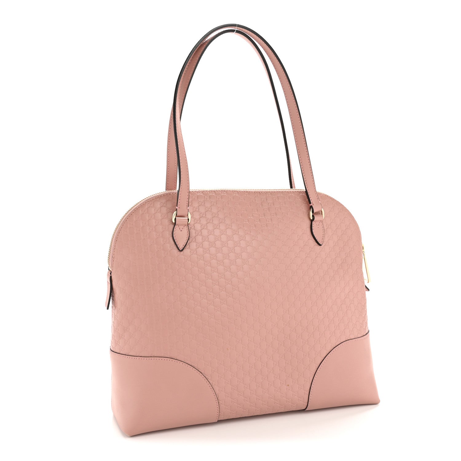 Soft Microguccissima Medium Bree Shoulder Bag Soft Pink
