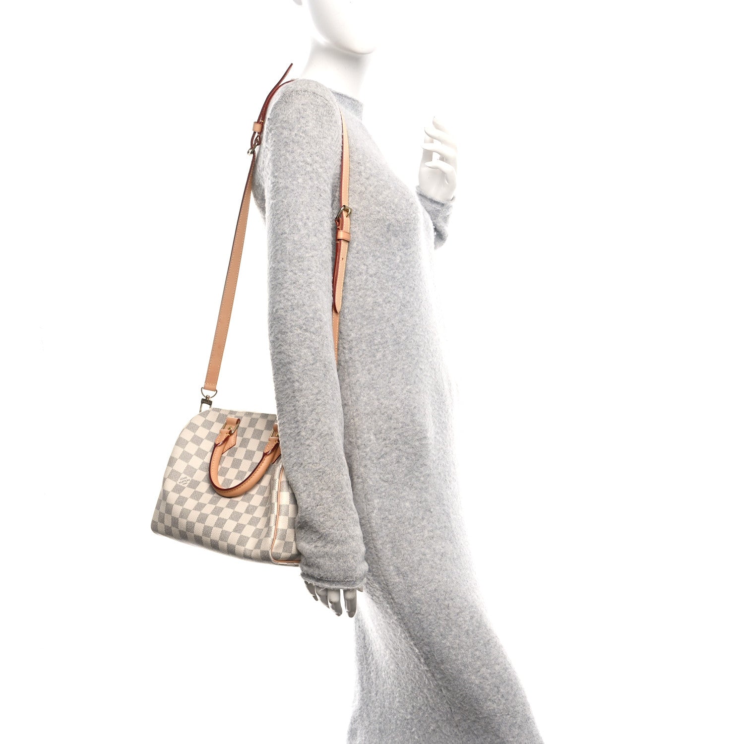 Damier Azur Speedy Bandouliere 25
