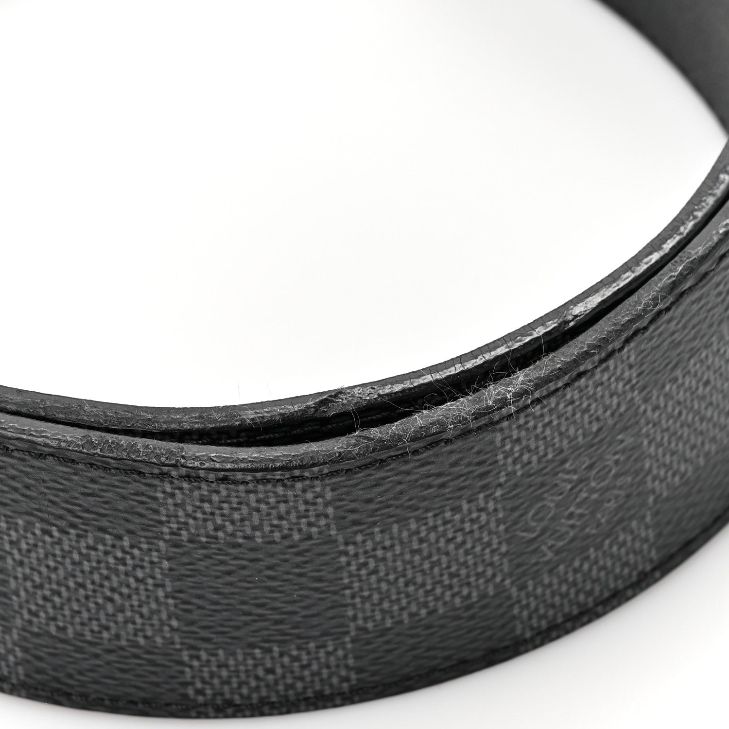 Damier Graphite Calfskin Belt 85 34 Black