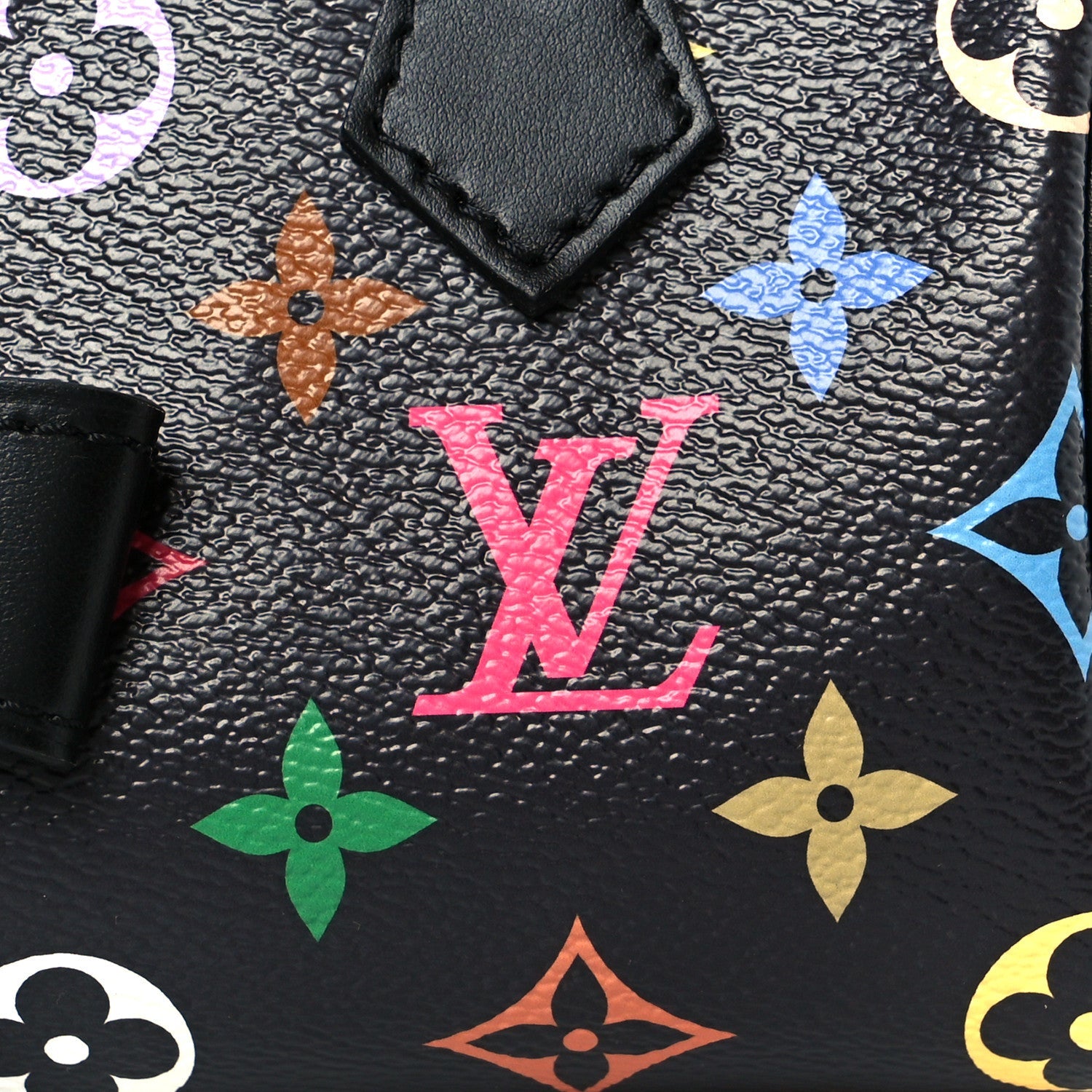 LV X TM Monogram Multicolor Nano Speedy Black