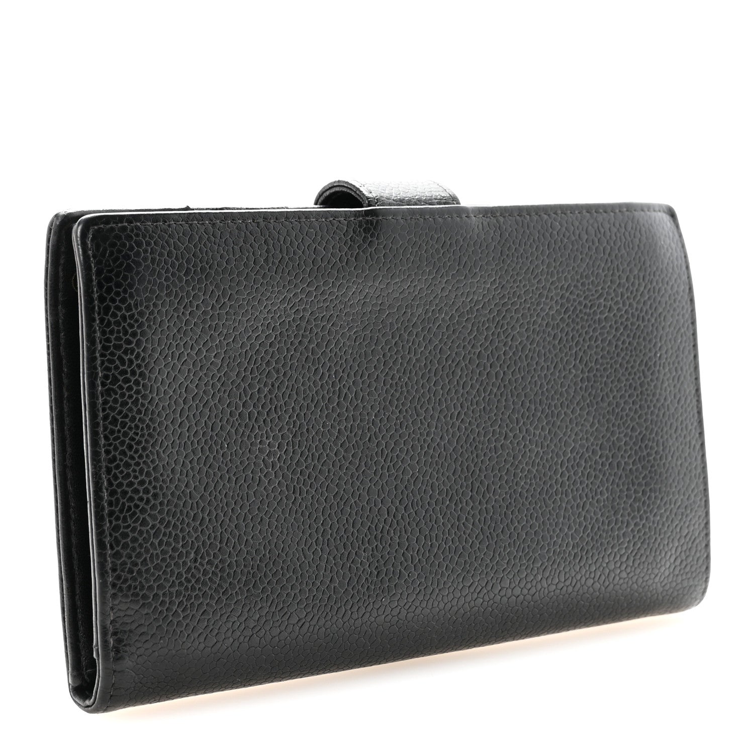 Caviar Timeless CC French Wallet Black