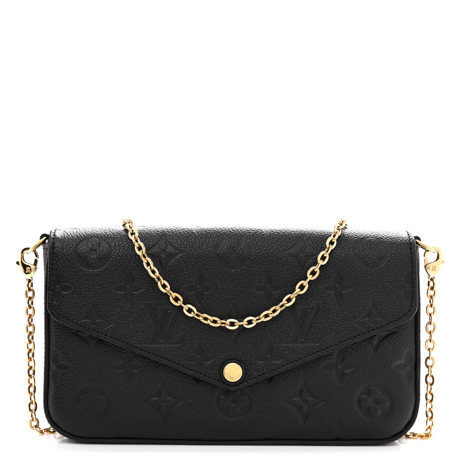 Empreinte Pochette Felicie Chain Wallet Black