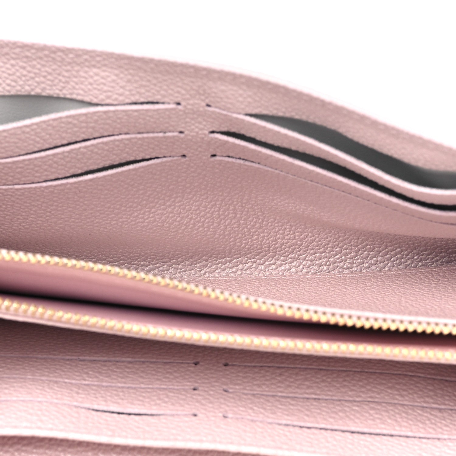 Metallic Empreinte Monogram Crystal Snowflake Sarah Wallet Pearly Lilac