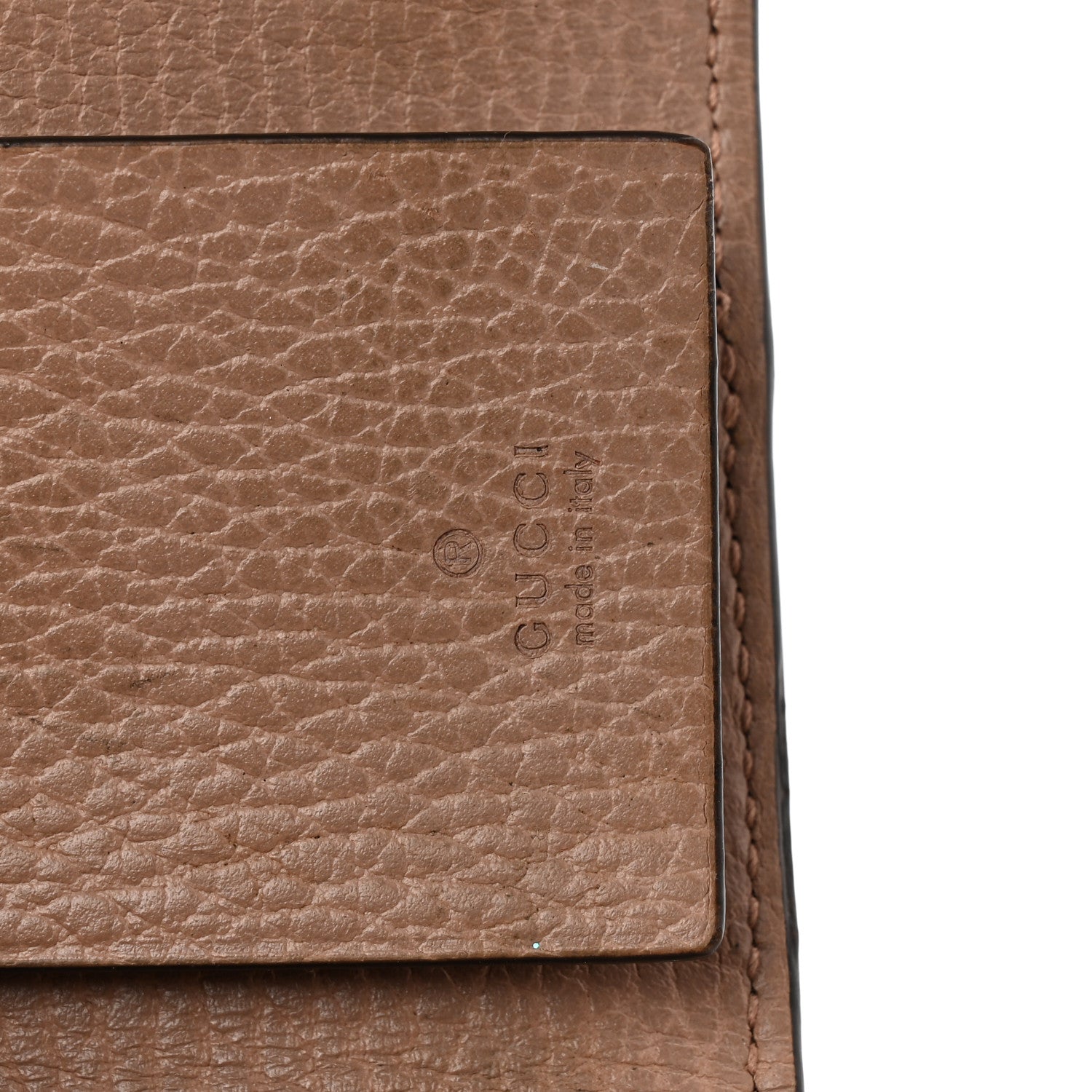 Dollar Calfskin GG Supreme Monogram GG Marmont 6 Key Holder Case Porcelain Rose Beige Ebony