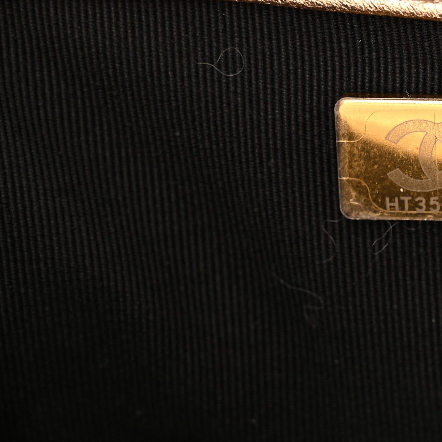 Metallic Lambskin Quilted Small CC Funky Town Chain Flap Gold