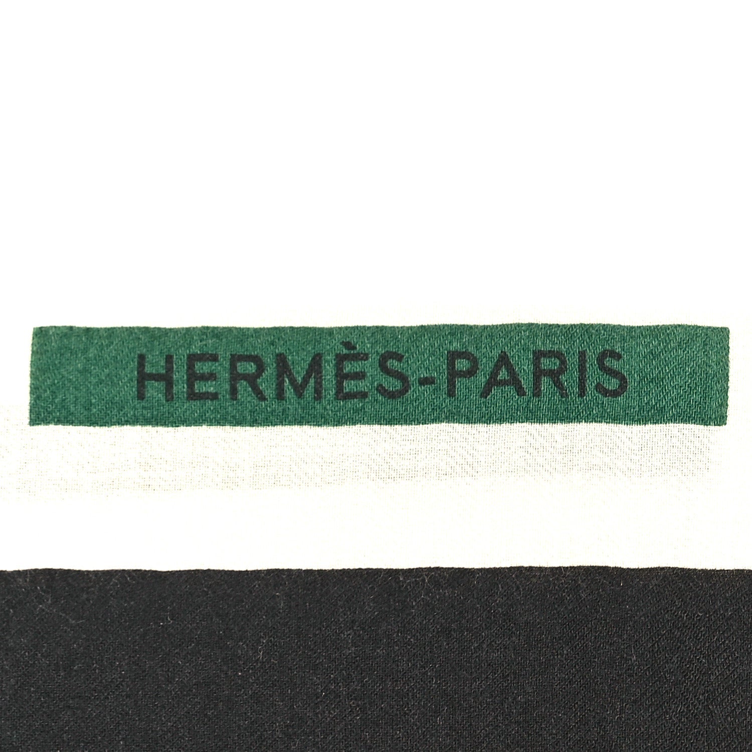 Cashmere Silk Lettres Equestres Shawl 140 White Vert Rouge