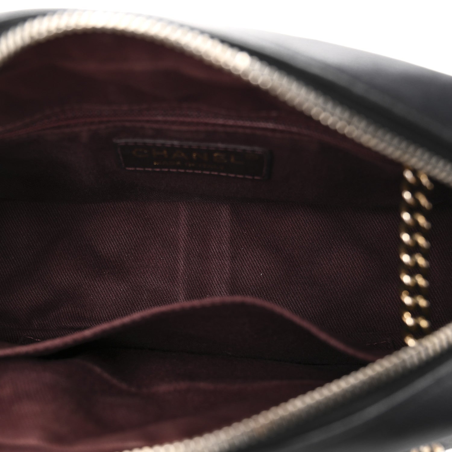 Sheepskin Quilted Trapezio Camera Case Black