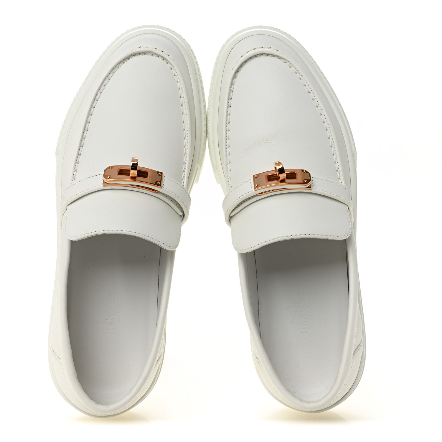 Calfskin Game Slip On Sneakers 39 White
