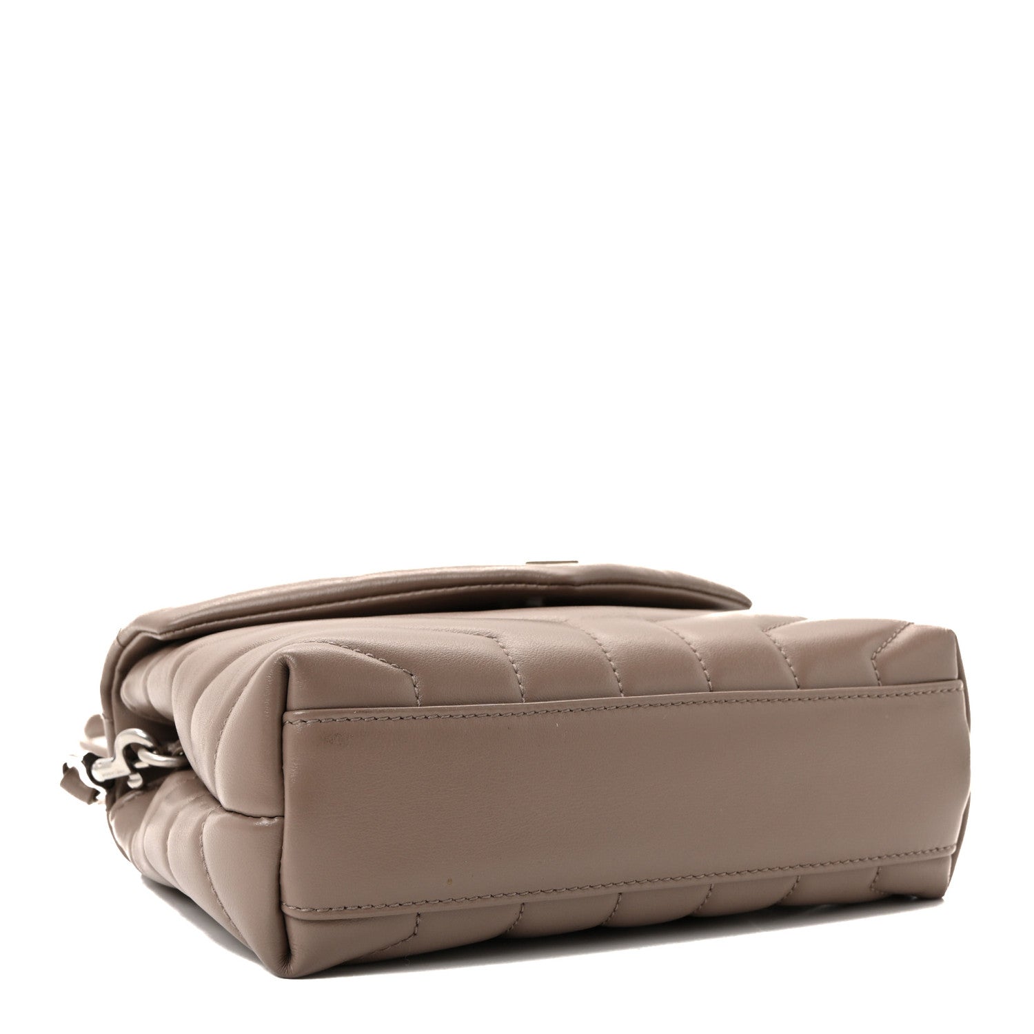 Calfskin Y Quilted Monogram Toy Loulou Crossbody Bag Mink