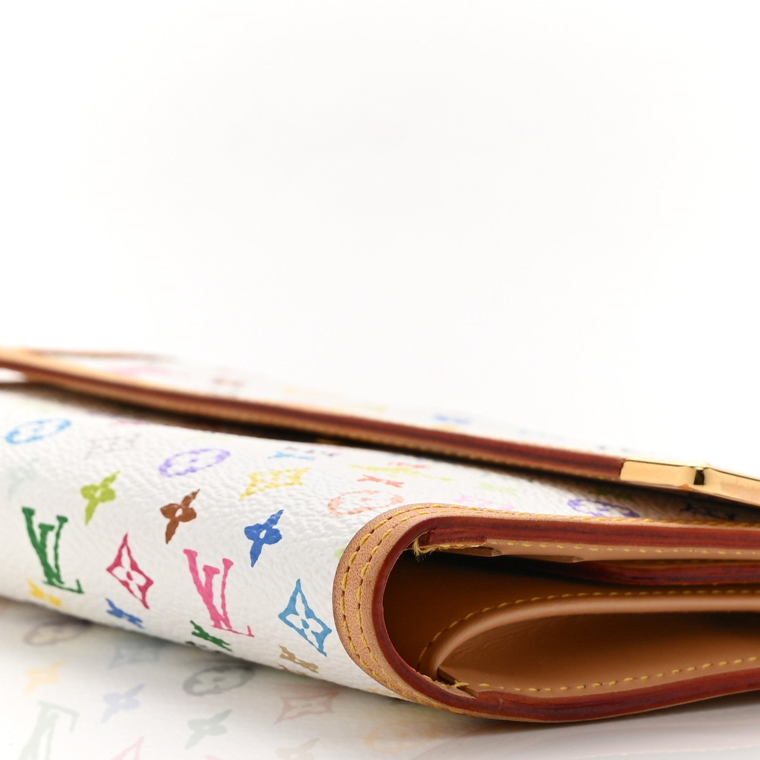 Monogram Multicolor Porte Tresor International Wallet White