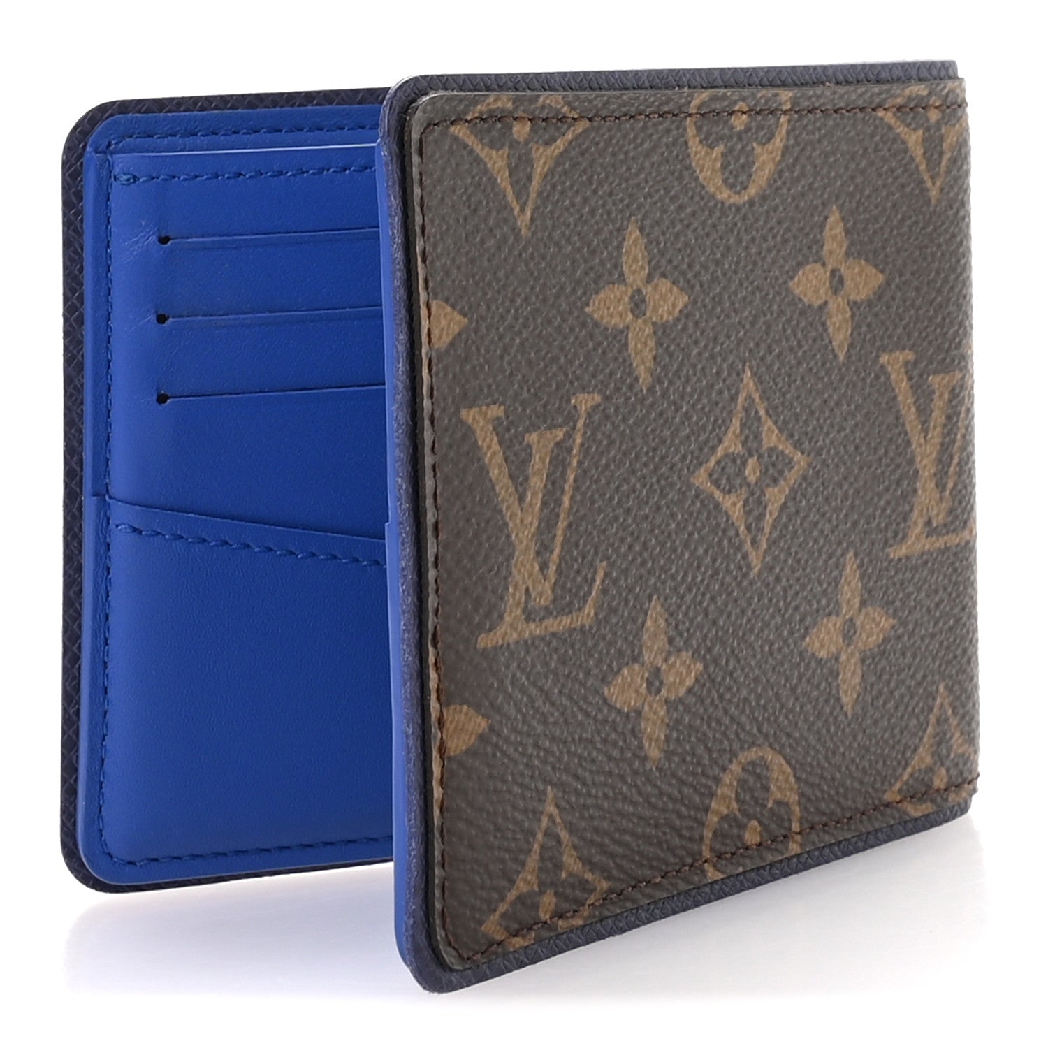 Monogram Outdoor Slender Wallet Indigo Blue