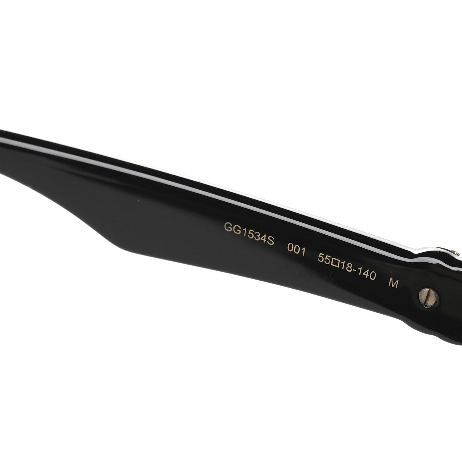 Acetate Rectangle Frame Sunglasses GG1534S Black