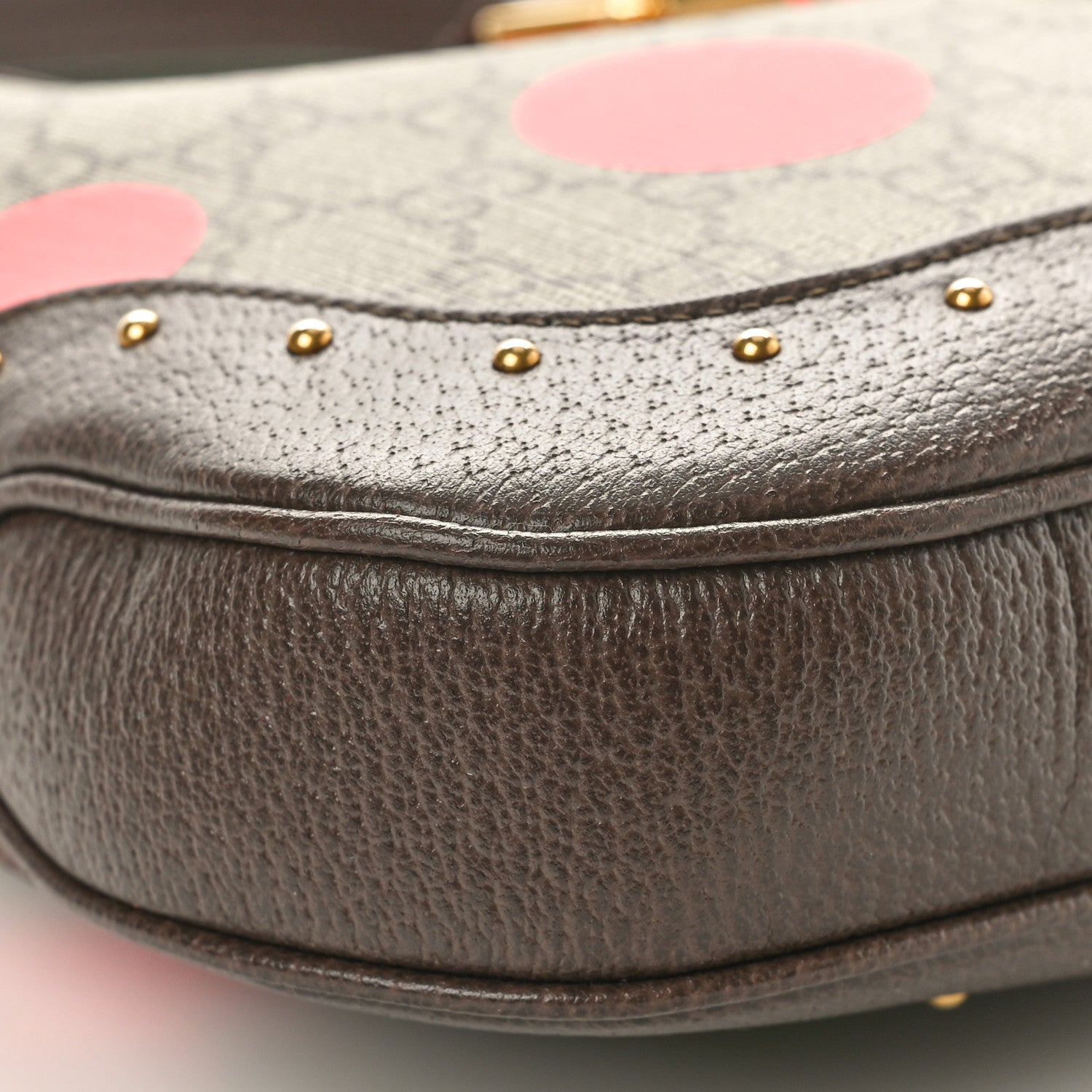 GG Supreme Monogram Web Geometric Small Jackie 1961 Beige Multicolor Brown Sugar