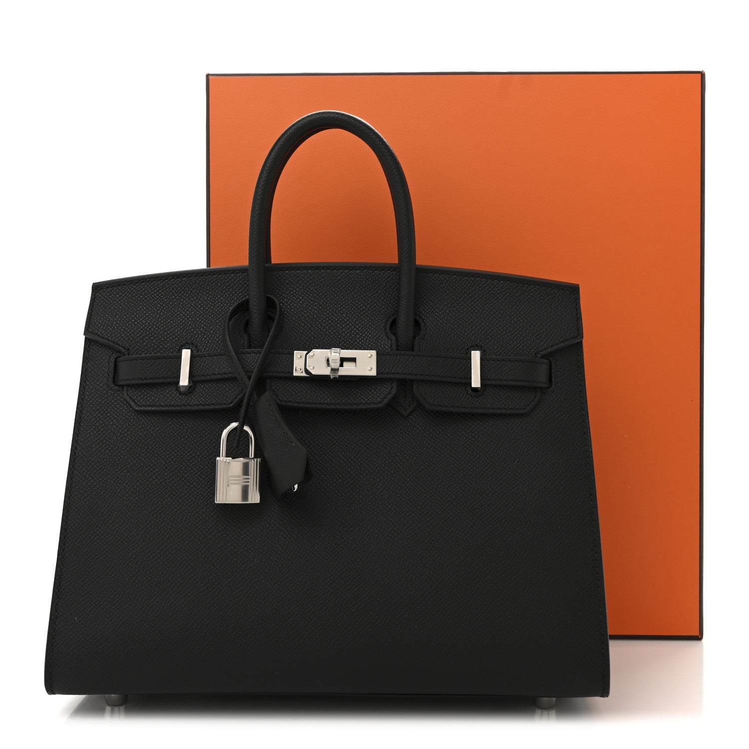 Epsom Birkin Sellier 25 Black
