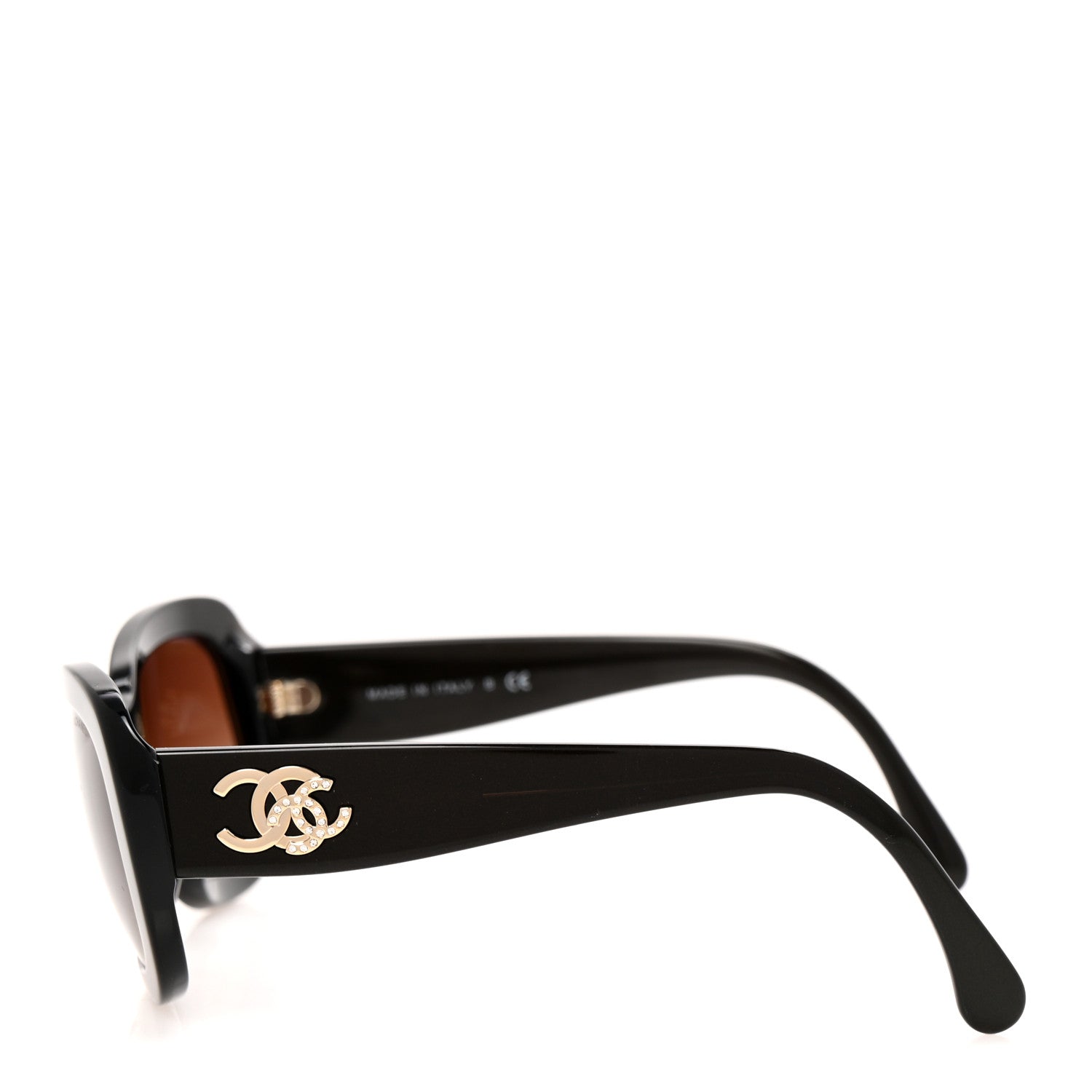 Acetate Rectangle CC Sunglasses 5468-B-A Brown