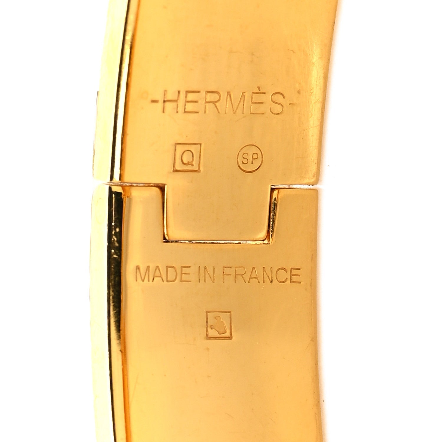 Enamel Narrow Clic Clac H Bracelet PM Aqua