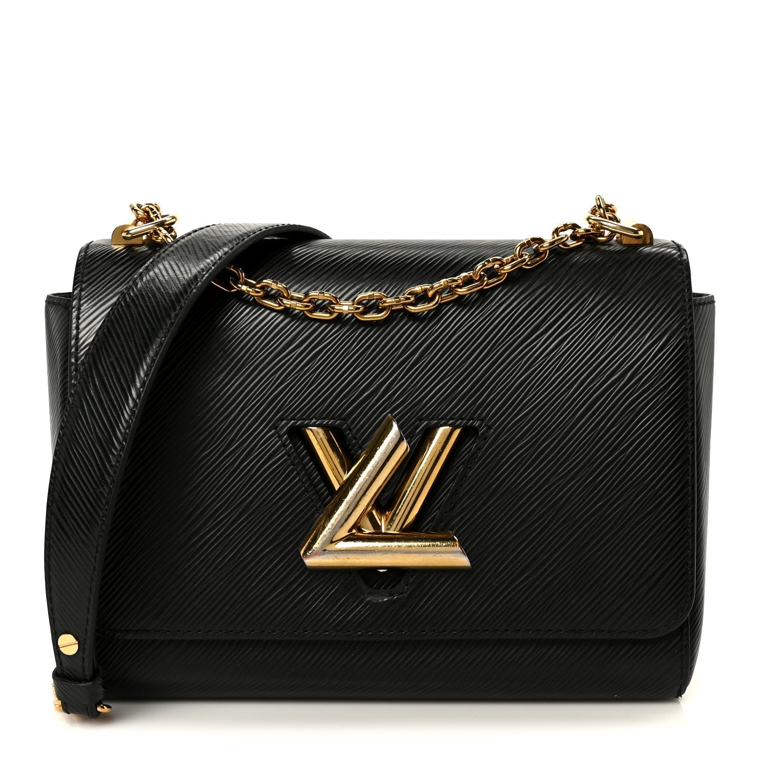 Epi Twist Shoulder Bag MM Black