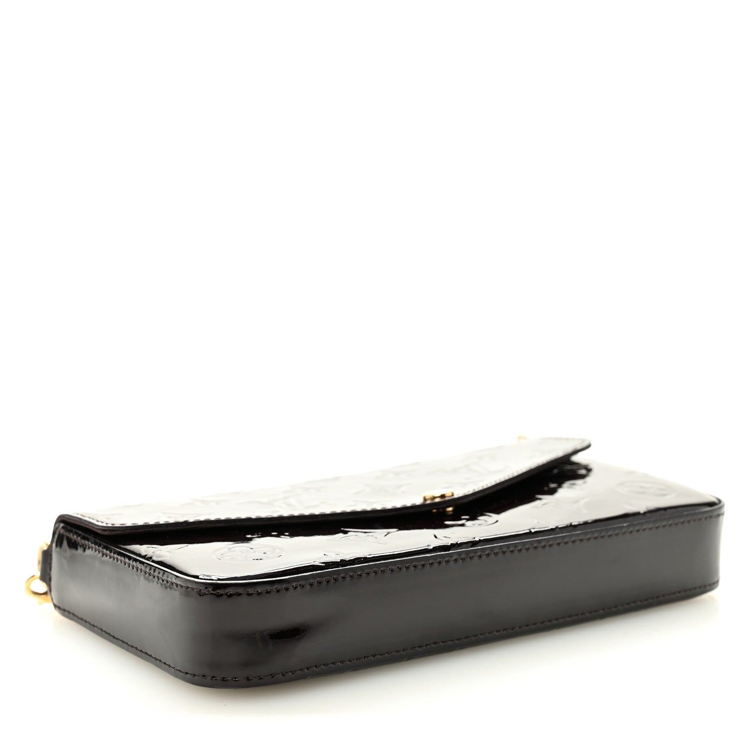 Vernis Pochette Felicie Chain Wallet Amarante