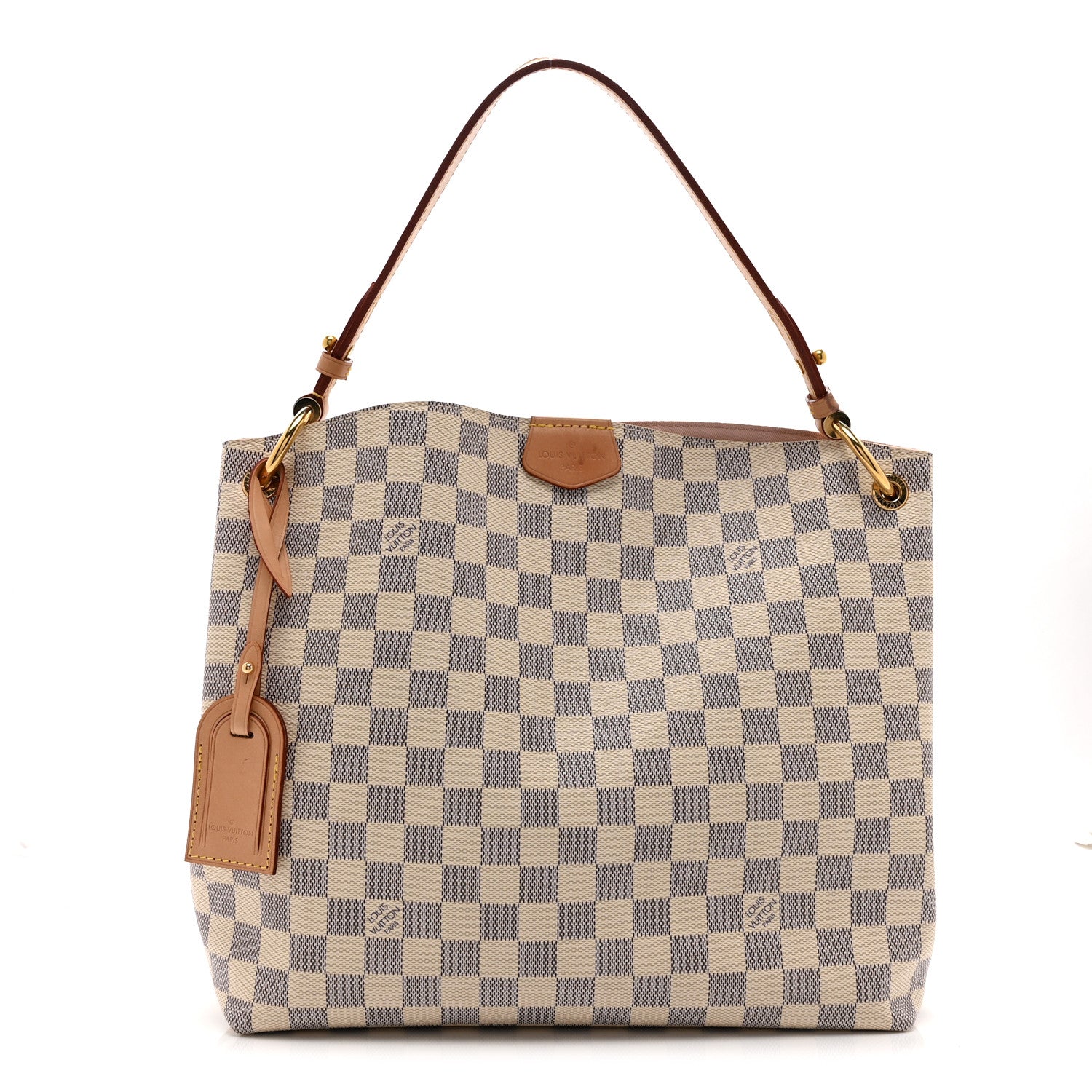 Damier Azur Graceful PM Rose Ballerine