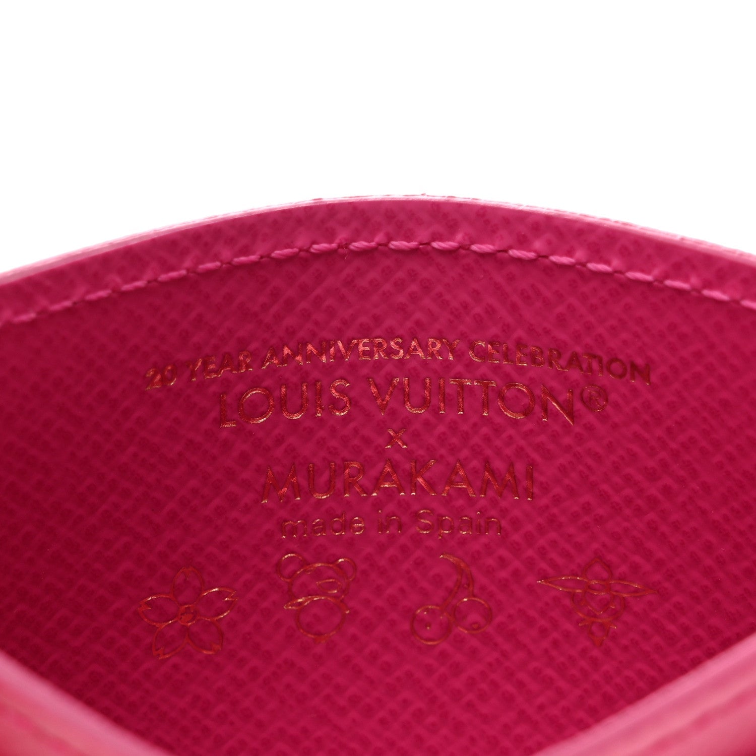 LV X TM Monogram Multicolor Card Holder Kawaii Pink