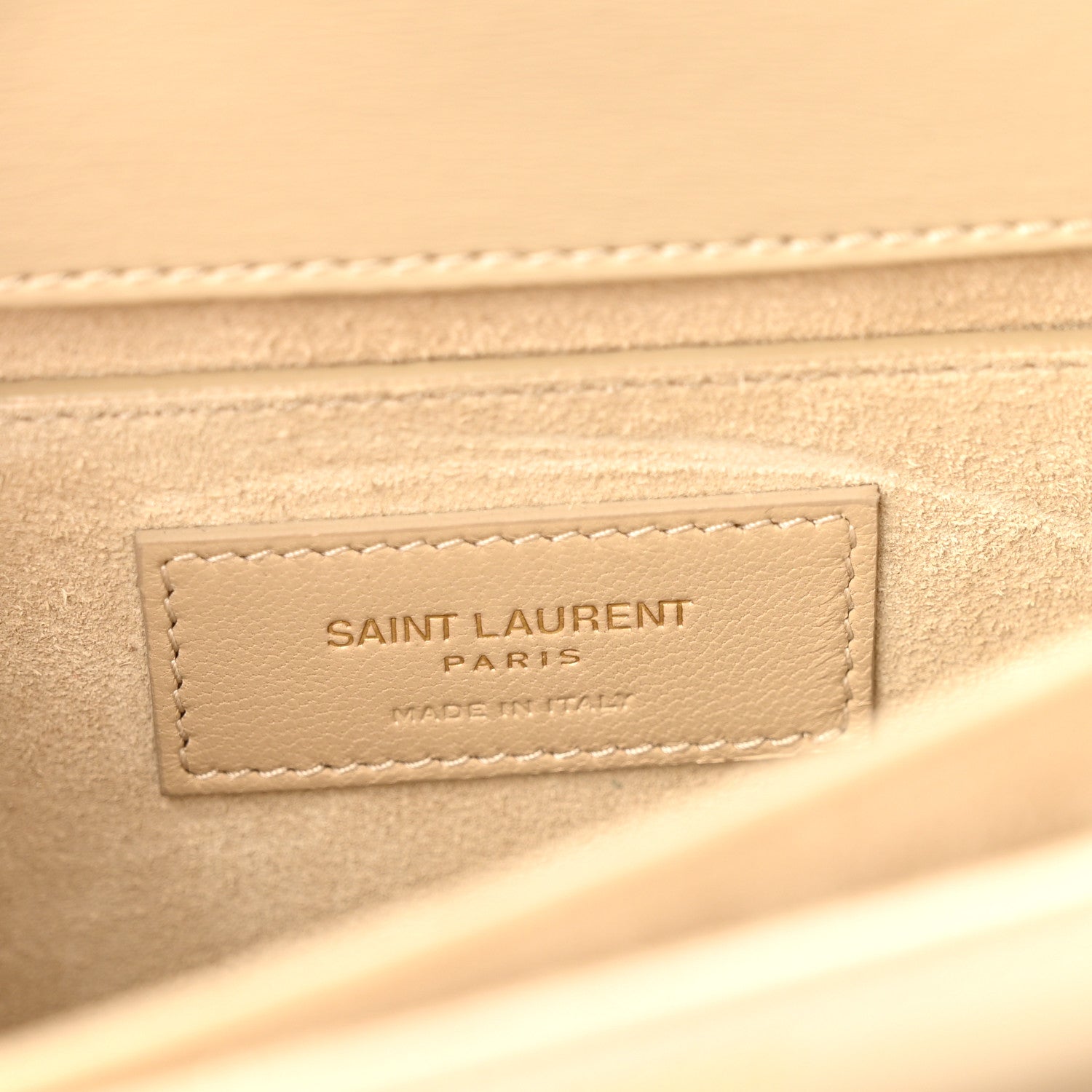 Suede Calfskin Medium Monogram Sunset Sea Salt