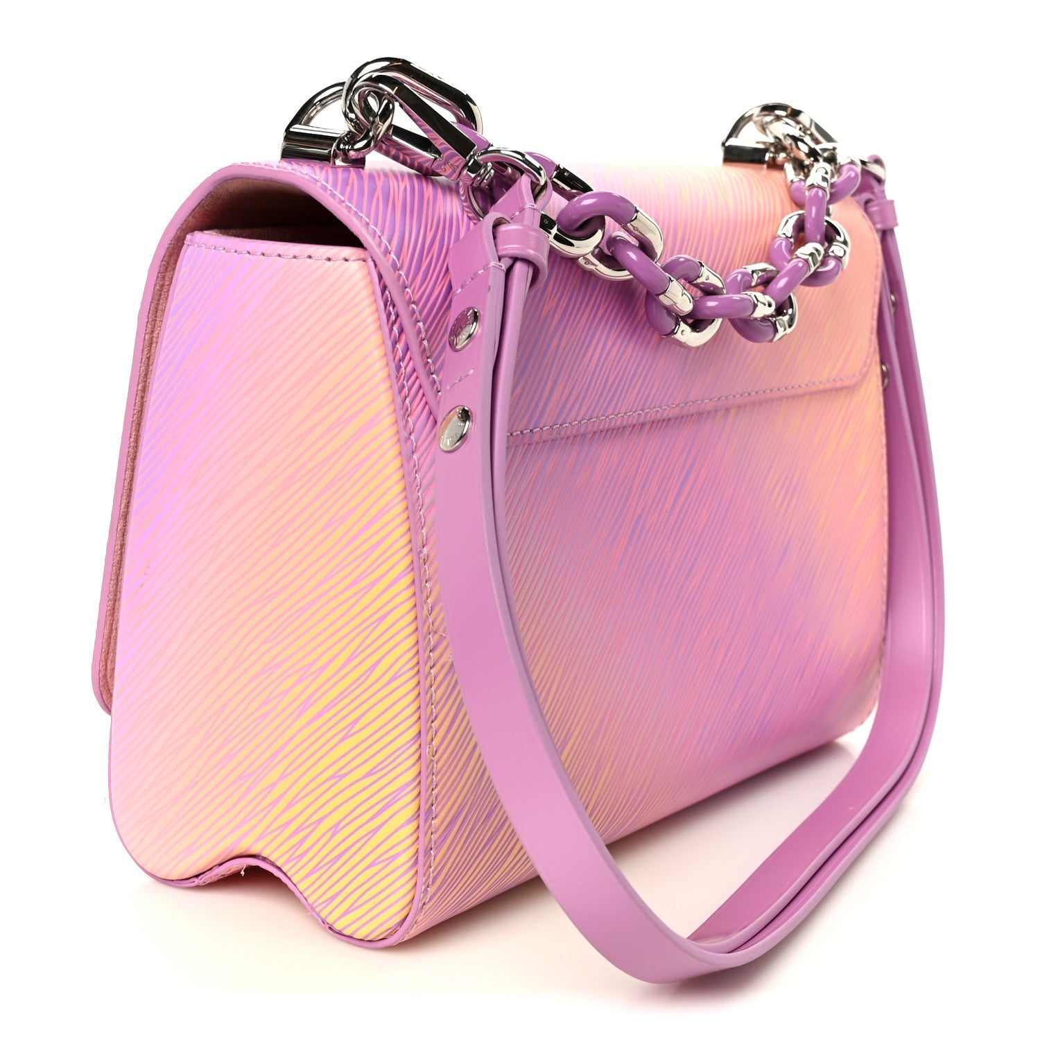 Epi Twist Shoulder Bag MM Gradient Orange