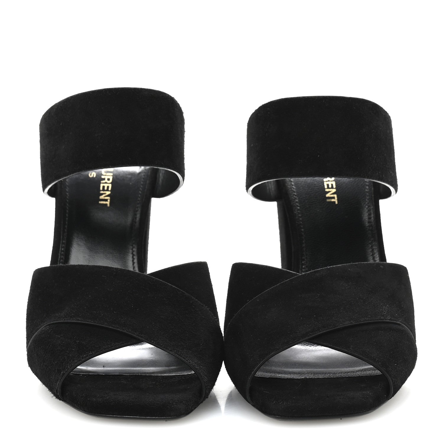 Suede Oak 100 Mule Sandals 37 Black